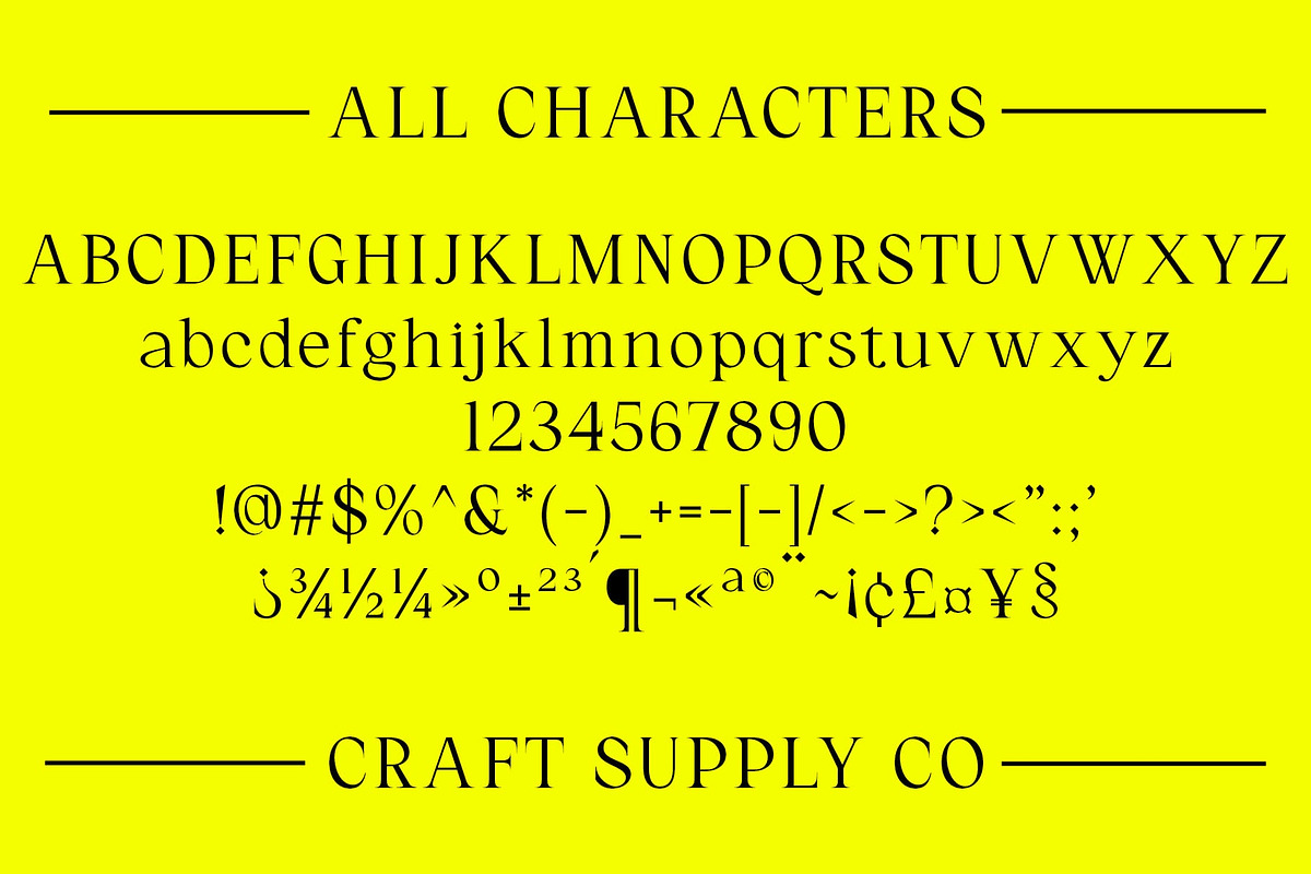 Catelyn – Elegant Font, a Serif Font by Craft Supply Co. (Photo 6 of 8)