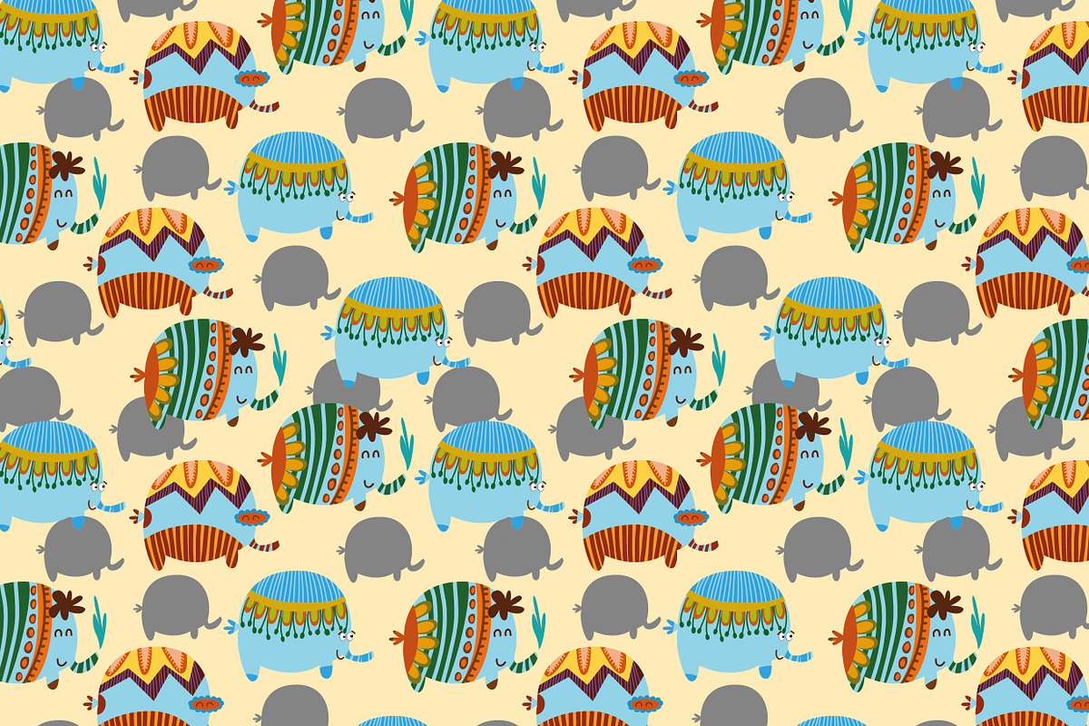 Cute elephants preview 4