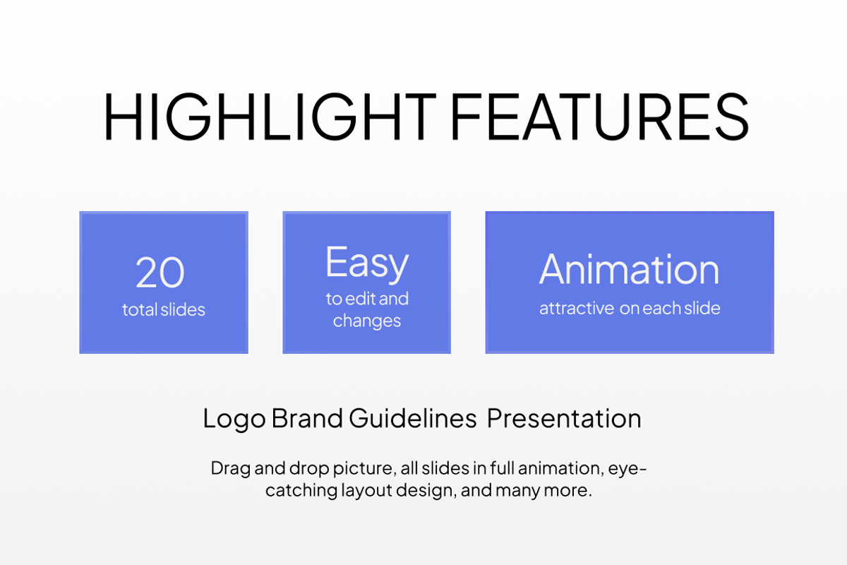 Logo Brand Guidelines PowerPoint, a Presentation Template by Loin Studio (Photo 2 of 4)