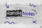 Handy Notes Handwritten Font, a Handwritten Font by Storiatype (Thumbnail 1 of 7)