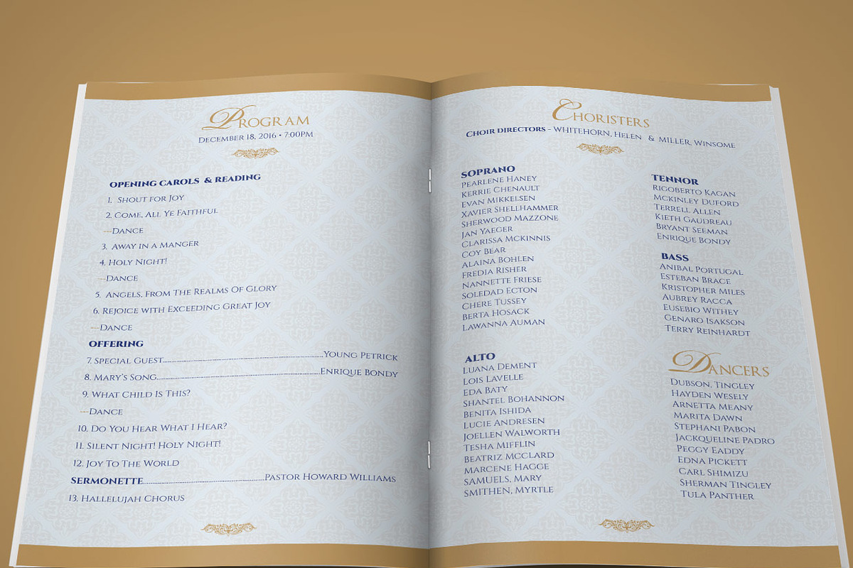 Noel Christmas Brochure Template, a Templates & Theme by Godserv Designs (Photo 2 of 5)