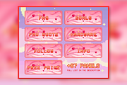 74x Hearts Pixel Panels for Twitch, an Illustration by Custom Fonts & Patterns (Thumbnail 5 of 7)