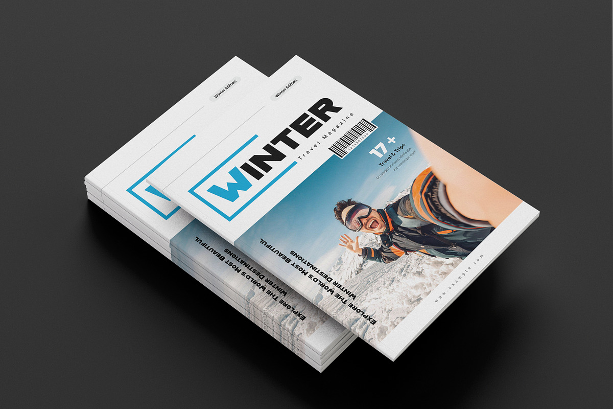 Winter Travel Magazine Template, a Magazine Template by NorthPeak (Photo 8 of 9)