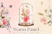 Watercolor Floral Bundle, a Texture Illustration by ollalya (Thumbnail 2 of 112)