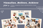 2025 Vision Board Kit Printable, a Card Template by Climbwithelevator (Thumbnail 4 of 10)