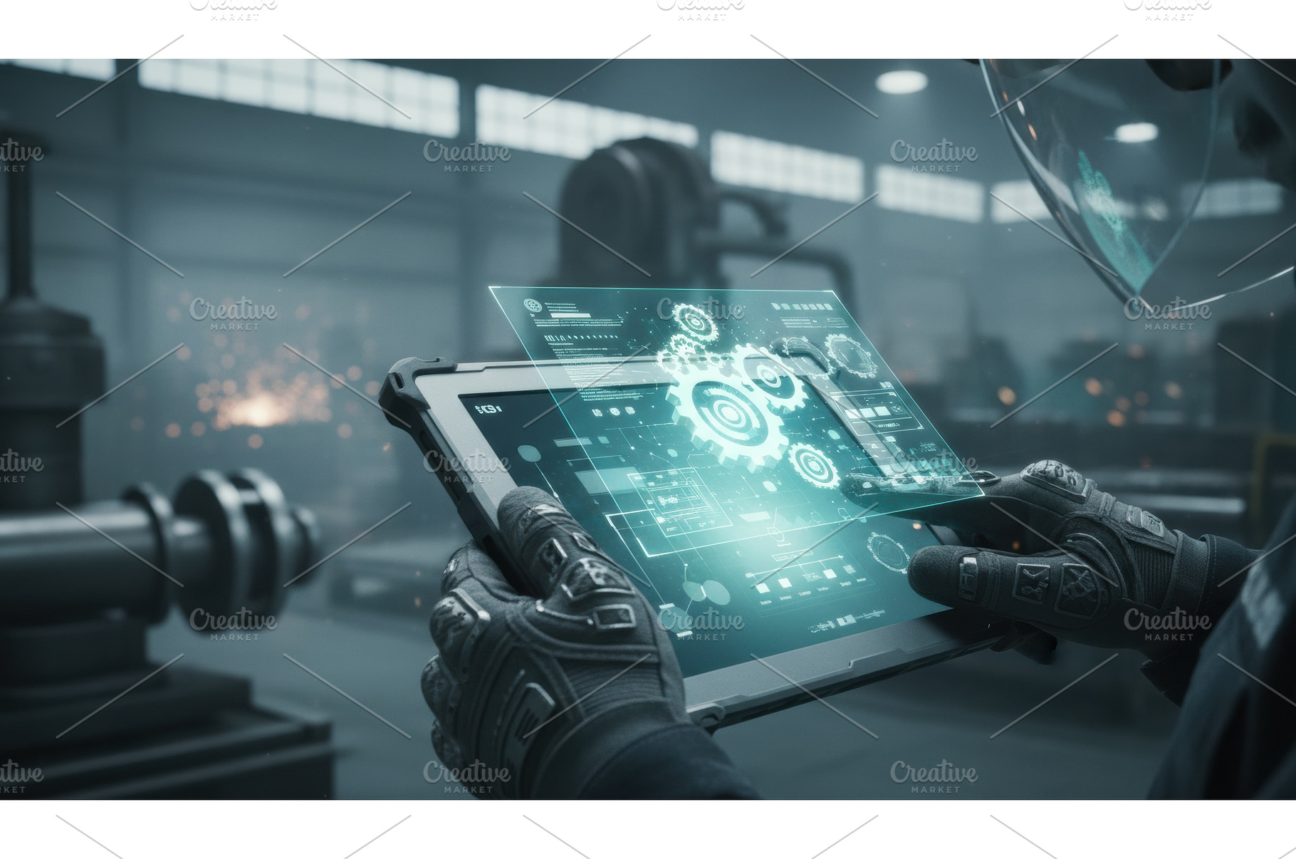Futuristic industrial environment, an Industrial Photo by Igor Tichonow