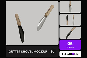 Gutter Shovel Mockup