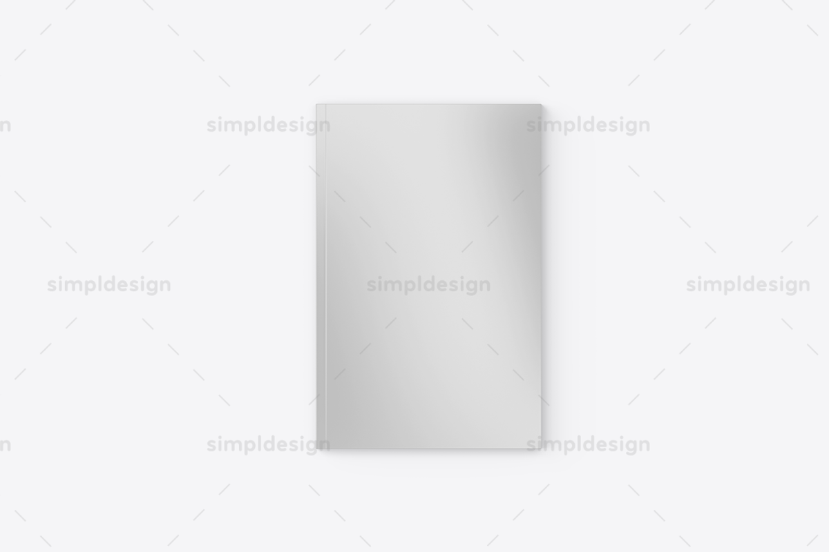 Half Letter Soft Cover Book Mockup, a Books & Magazine Mockup by SimplDesign (Photo 2 of 13)