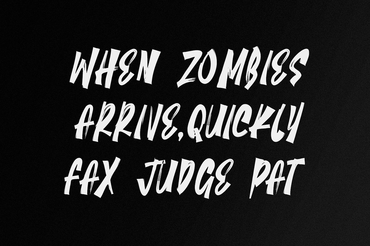 Mujared Brush Font, a Handwritten Font by Maulana Creative (Photo 3 of 7)