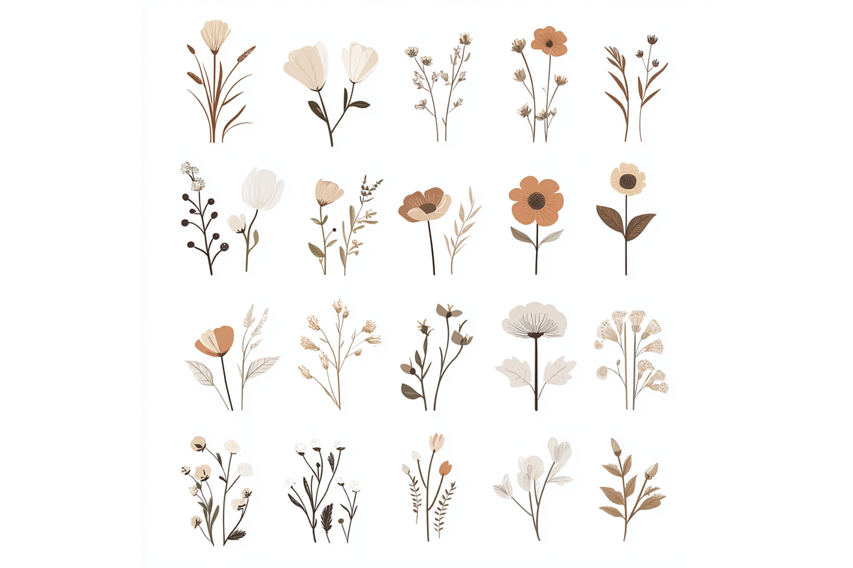 Prompt Neutral Spring Clipart, a Seasonal Illustration by Creative design (Photo 4 of 7)