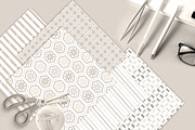 80 Geometric Seamless Pattern Tiles, a Pattern Graphic by Posh Papers & Patterns (Thumbnail 3 of 8)
