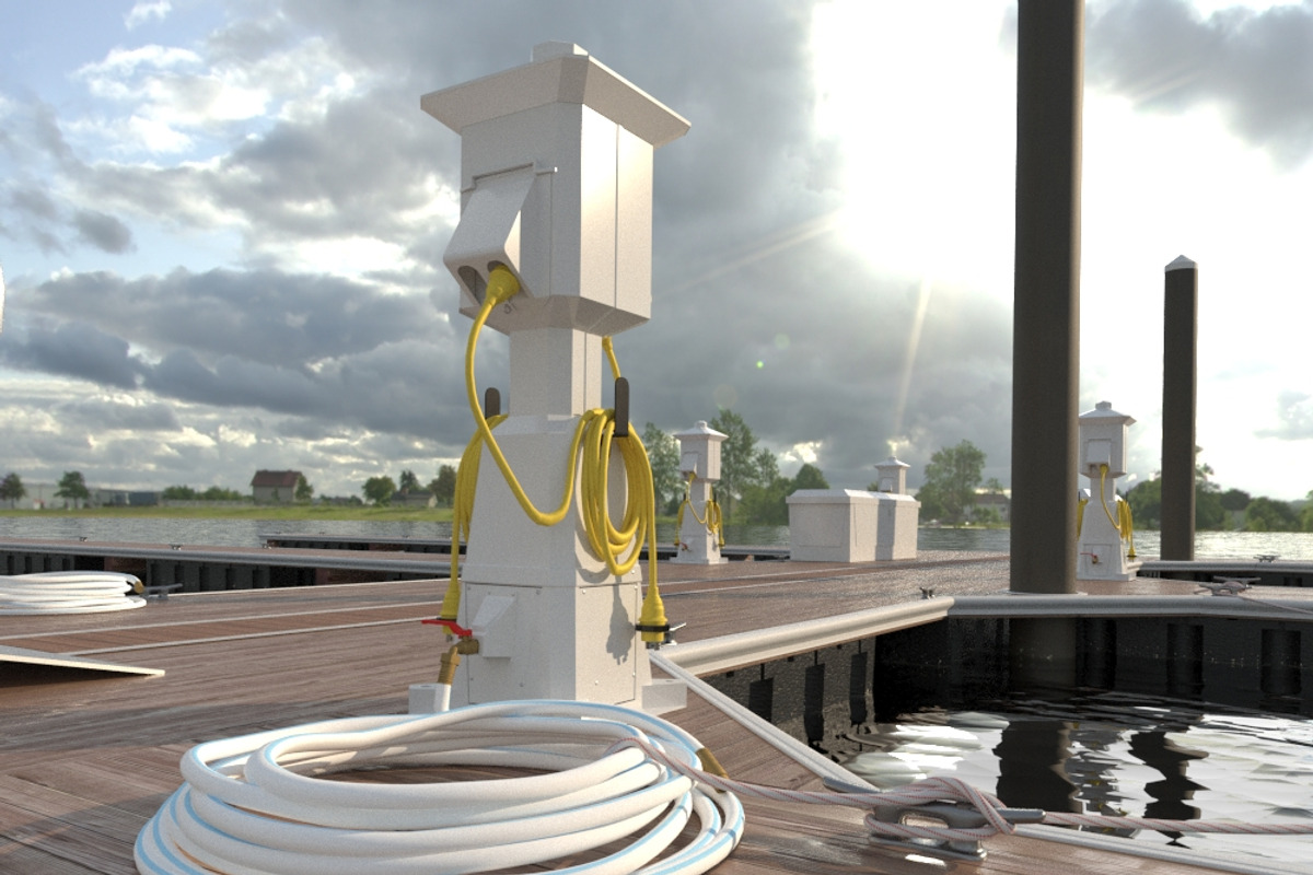 Marina Pedestal 3D model, an Object 3D Model by RoHo Productions (Photo 2 of 7)