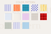 Cottage Stripe & Plaid Patterns, a Pattern Graphic by Casa Mandarina (Thumbnail 4 of 12)