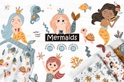 Mermaids Collection, a Graphic by Nafanya (Thumbnail 1 of 16)