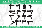 Hair Dryer Svg, Hair, Dryer Svg, an Object Graphic by VectorWorlds (Thumbnail 2 of 3)
