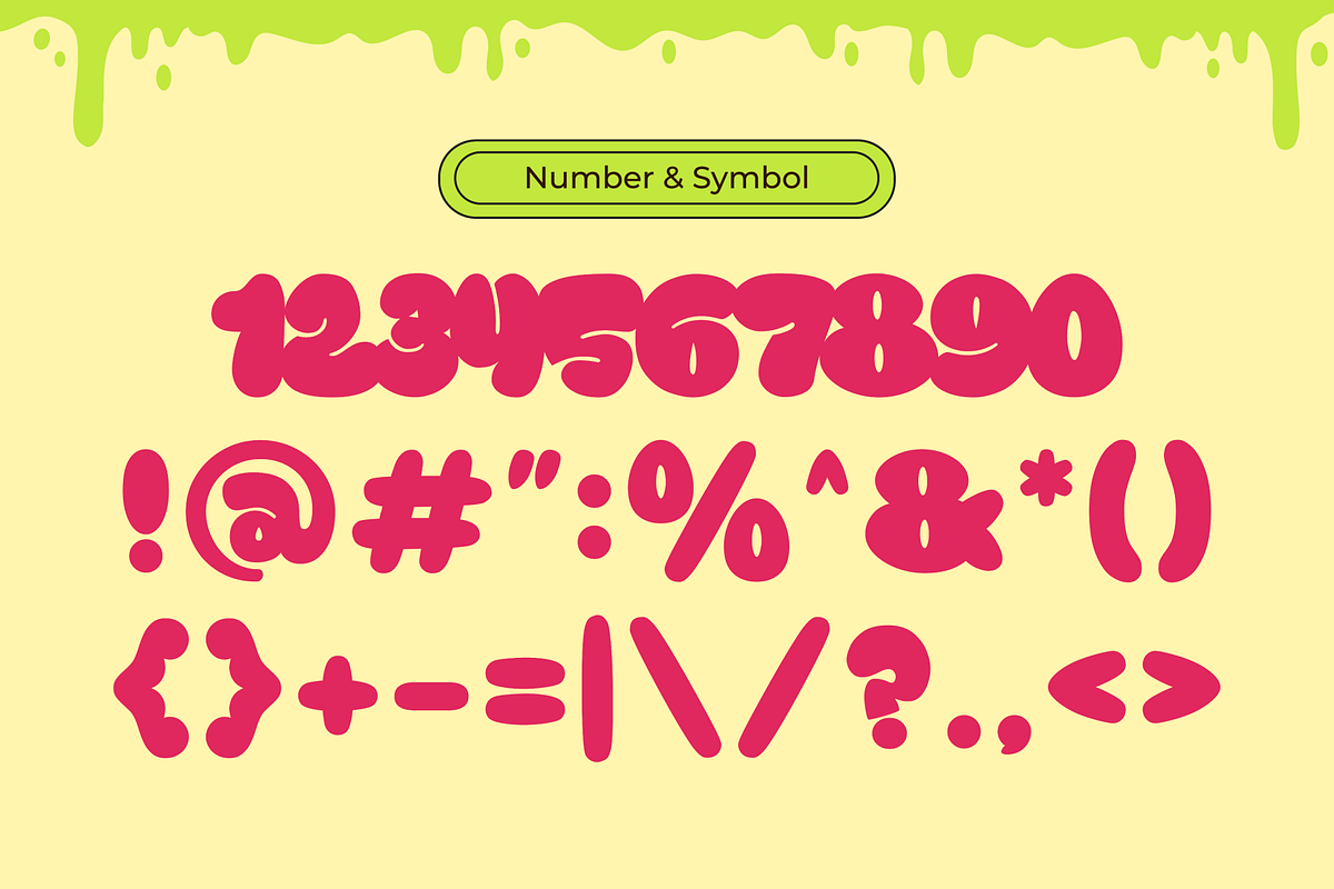Fanky Bubble Graffiti Typeface, a Font by Fitrah Type (Photo 4 of 12)