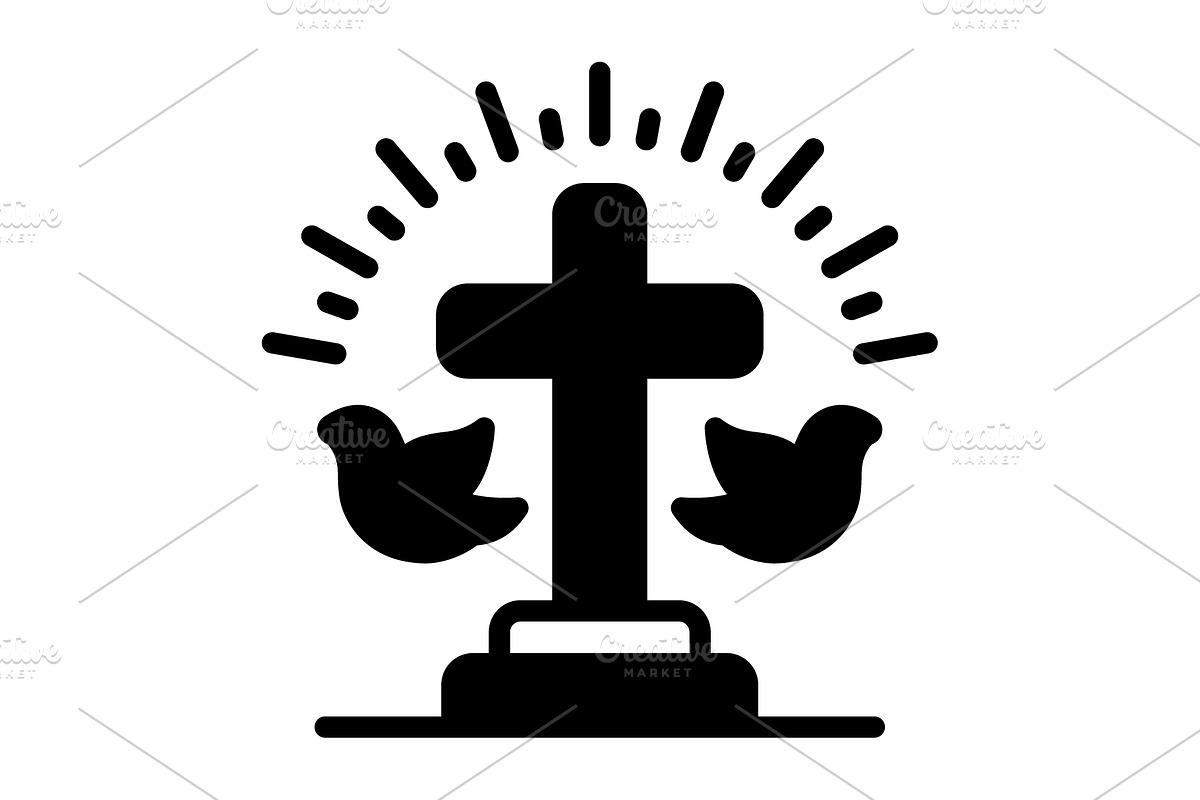 Holy religious solid icon, a Solid Icon by Creative priyanka