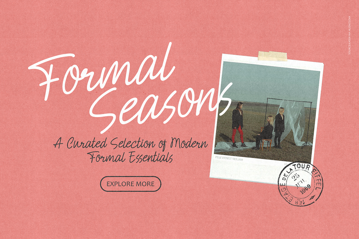 Formal Season Handwritten Script, a Handwritten Font by ™Creasi (Photo 3 of 6)