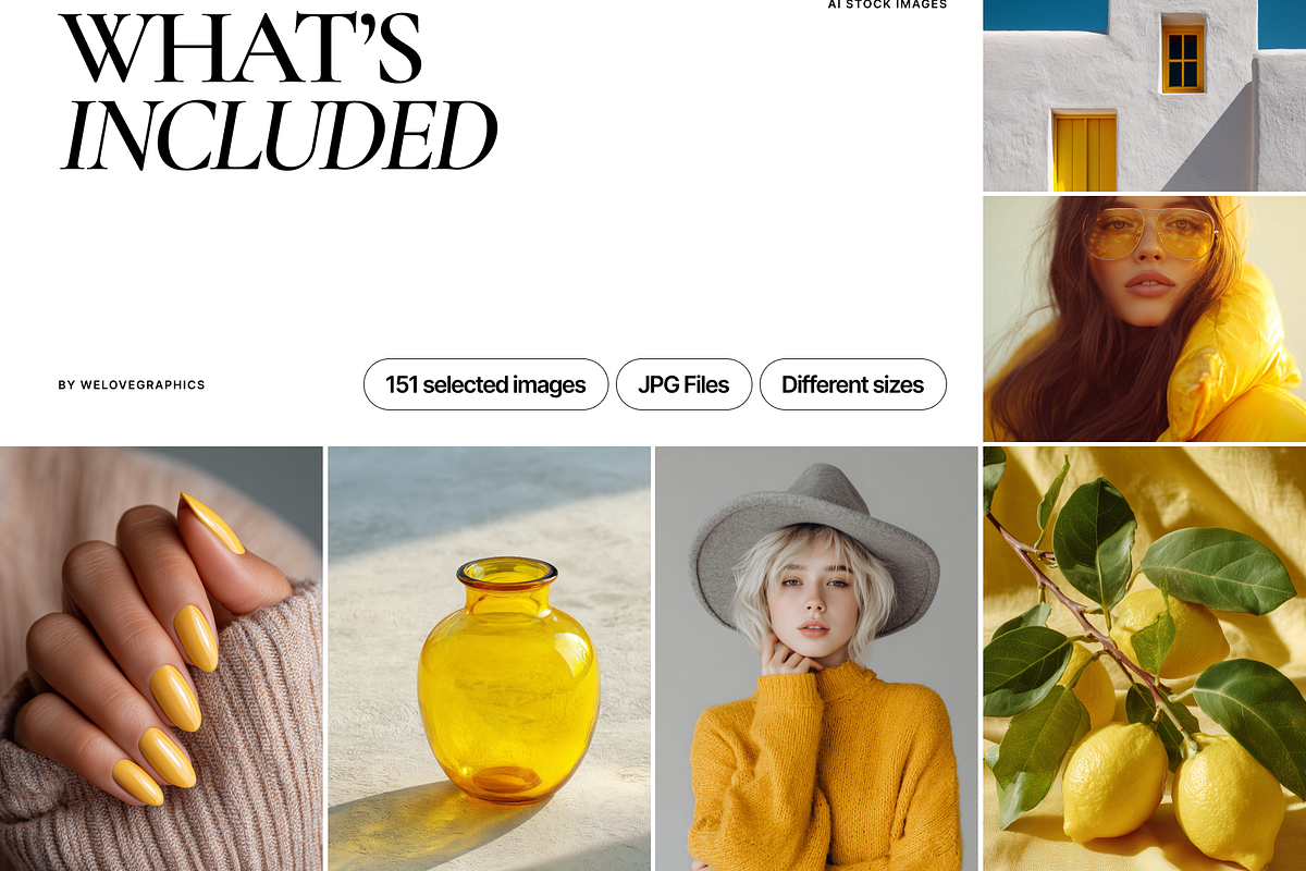 151 Yellow Fashion Stock Images, a Beauty & Fashion Photo by Welovegraphics (Photo 6 of 10)