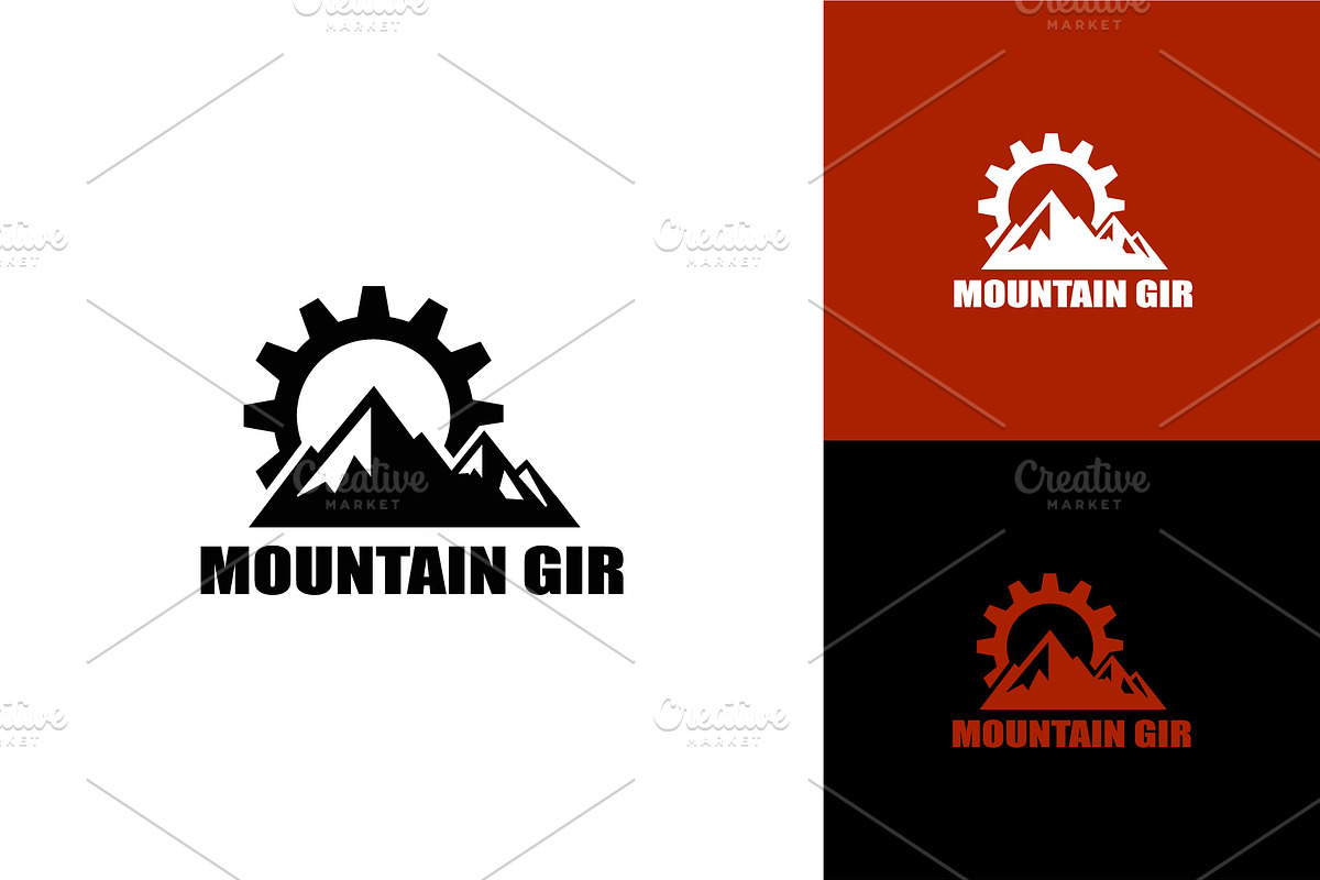Mountain Gear Logo, a Branding & Logo Template by zaqilogo