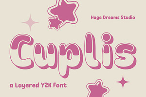 Cuplis - Y2K Handwriting Font