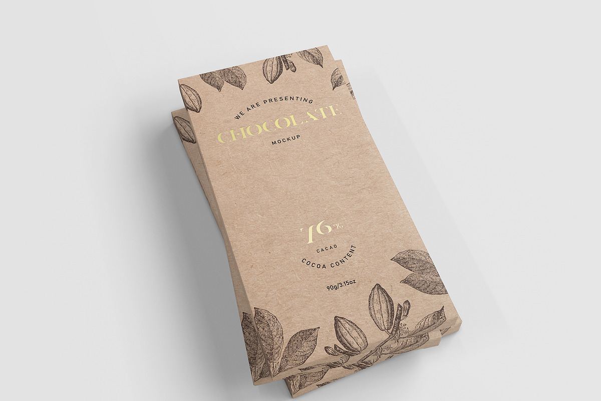 Chocolate Packaging Mockup, a Packaging Mockup by KIPET (Photo 4 of 15)