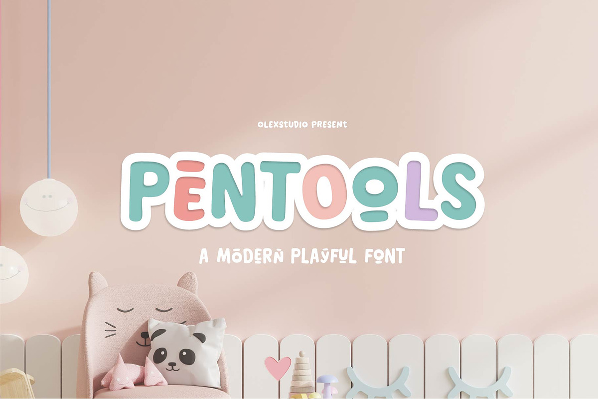 PENTOOLS - Display Font, a Font by Olexstudio (Photo 1 of 10)