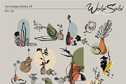 Wabi-Sabi Art Design, an Object Graphic by Collection by VY (Thumbnail 3 of 9)