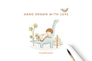 My friend Dinosaur - baby collection, a Decorative Illustration by polikarpovaart (Thumbnail 18 of 18)