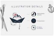 Welcome Aboard. 15 Logos & Badges, a Branding & Logo Template by Cosmic Store (Thumbnail 9 of 11)