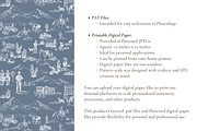 Cowboy Country Toile de Jouy Pattern, a Background Graphic by Hughes Studio (Thumbnail 7 of 8)
