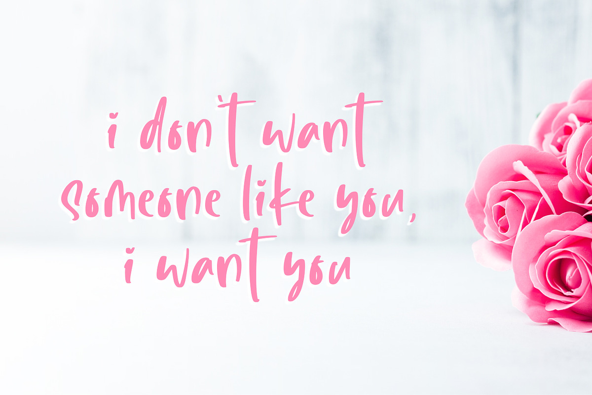 Lovely Purple, a Script Font by Abo Daniel Studio (Photo 7 of 9)