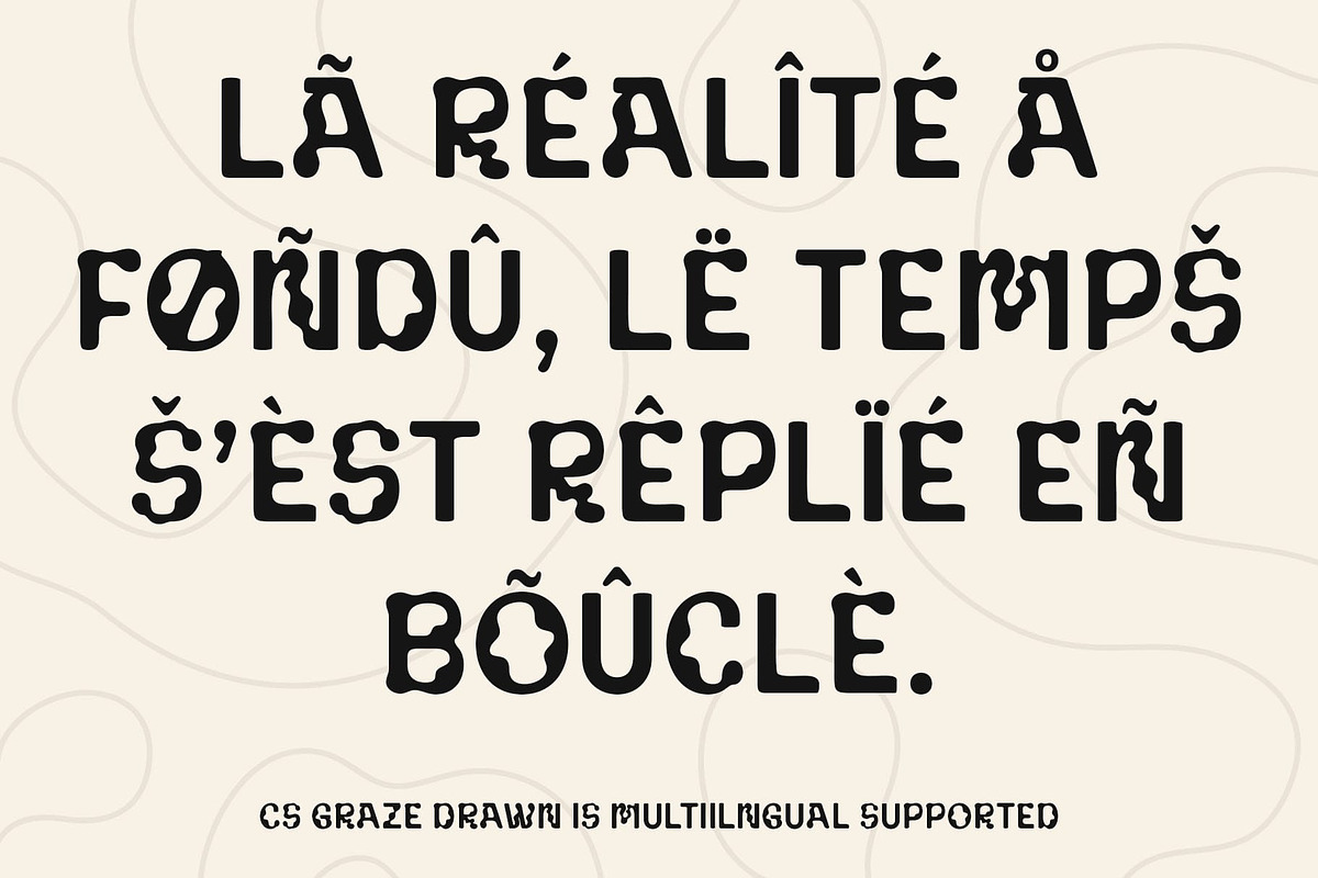 CS Graze Drawn, a Sans Serif Font by Craft Supply Co. (Photo 4 of 8)