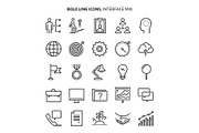 Bold Line Icons, an Outline Icon by Howcolour (Thumbnail 33 of 151)