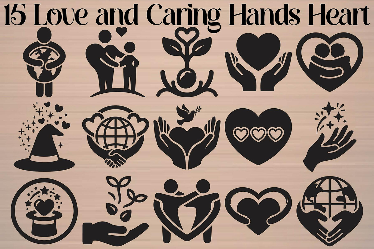 Love and Caring Hands Heart, an Object Graphic by Gfx_Store (Photo 16 of 16)
