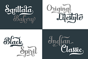Shaletta Script, a Script Font by GloowStudio (Thumbnail 7 of 9)