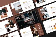Umam Coffee Shop PowerPoint, a Presentation Template by Overcloud (Thumbnail 1 of 4)