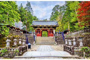 Futarasan shrine a unesco world heritage site in nikko containing futarasan, an Architecture Photo by Leonid Andronov