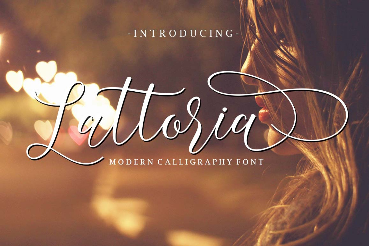 Lattoria Script, a Script Font by Rotterlab Studio (Photo 1 of 12)
