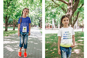 Kids Girl T-Shirt PSD Mockups Vol5, a Shirt Mockup by Hi, Mock-Up! (Thumbnail 5 of 8)