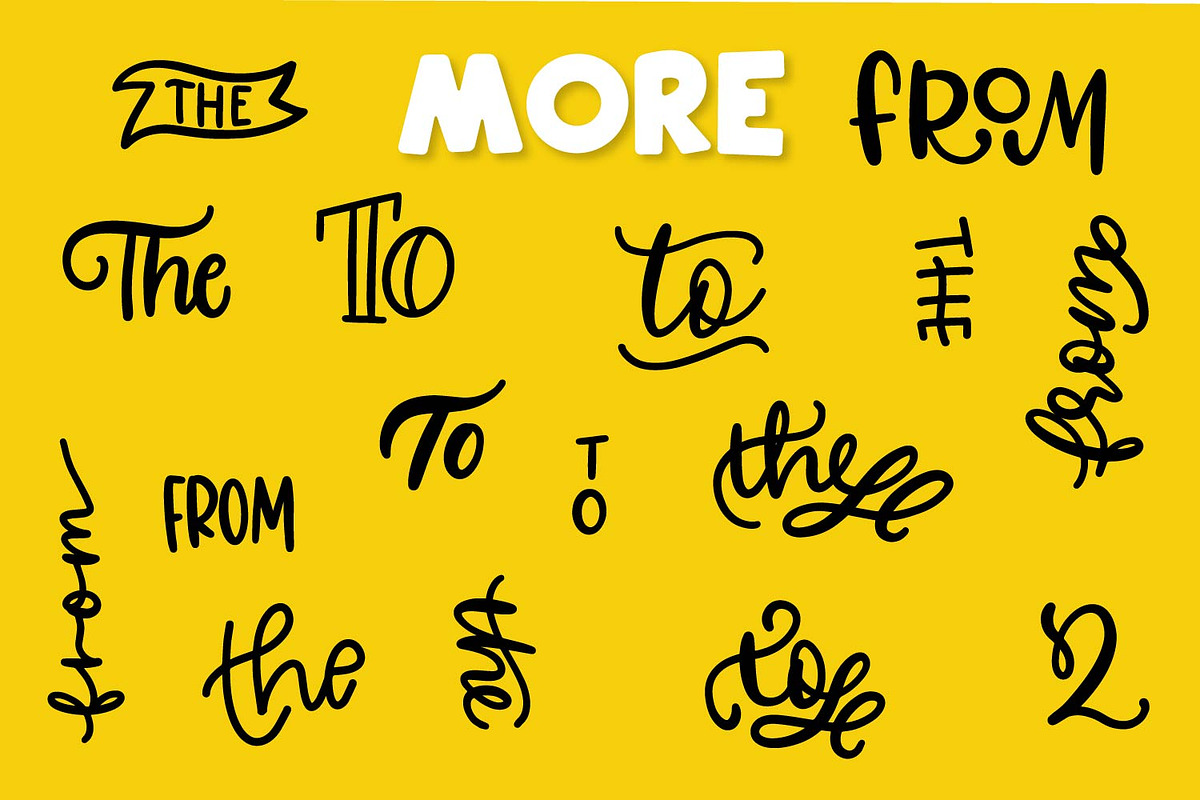 Catchwords - Dingbat Font preview 6