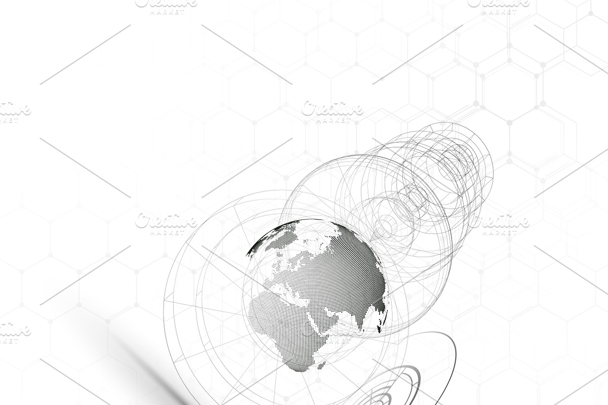 Futuristic high tech backgrounds, a Decorative Illustration by VectorShop (Photo 7 of 10)