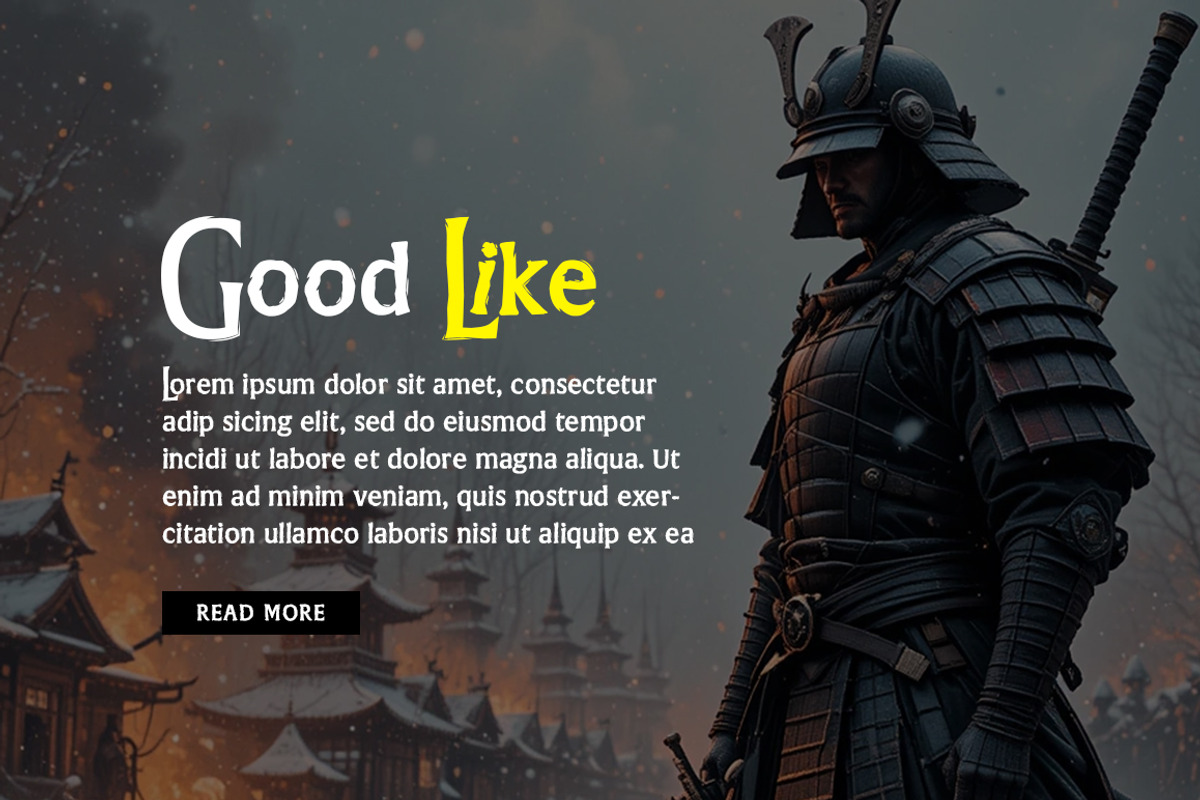 Dark Viking Font, a Serif Font by yantodesign (Photo 4 of 9)