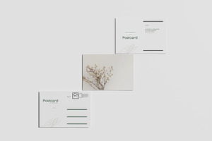 Minimalist Postcard Mockup