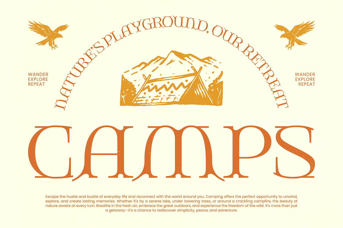 Giqer Western Vintage Serif, a Serif Font by timelesstype.co (Photo 10 of 20)