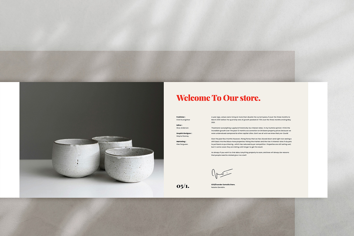 Product Catalog Brochure Template, a Brochure Template by Occy Design (Photo 2 of 6)