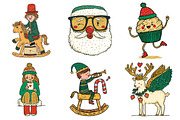 Whimsical Playful Christmas Characte, an Illustration by Daily.Designs (Thumbnail 3 of 5)