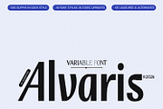 Alvaris – High Contrast Sans Font, a Sans Serif Font by Issam Type (Thumbnail 1 of 16)