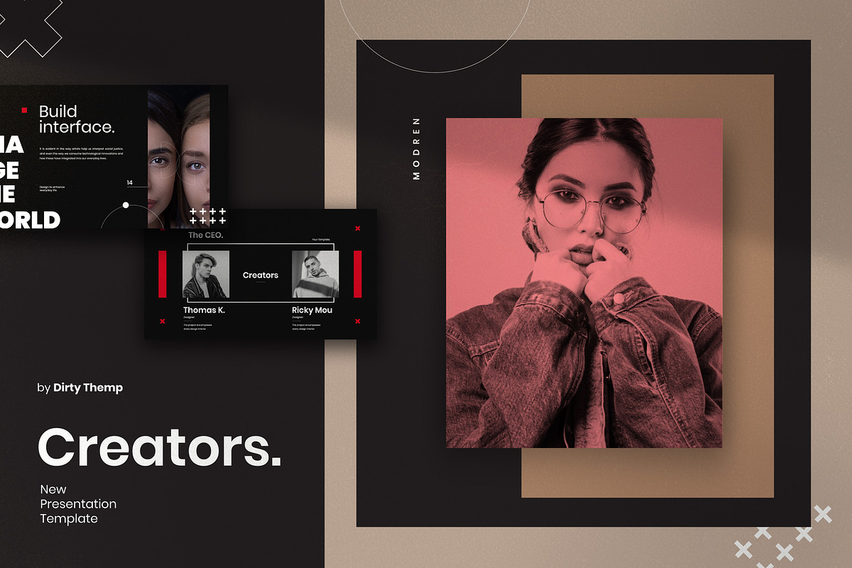 Creators - Dynamic Google Slide, a Presentation Template by Dirtytemp Studio (Photo 1 of 10)