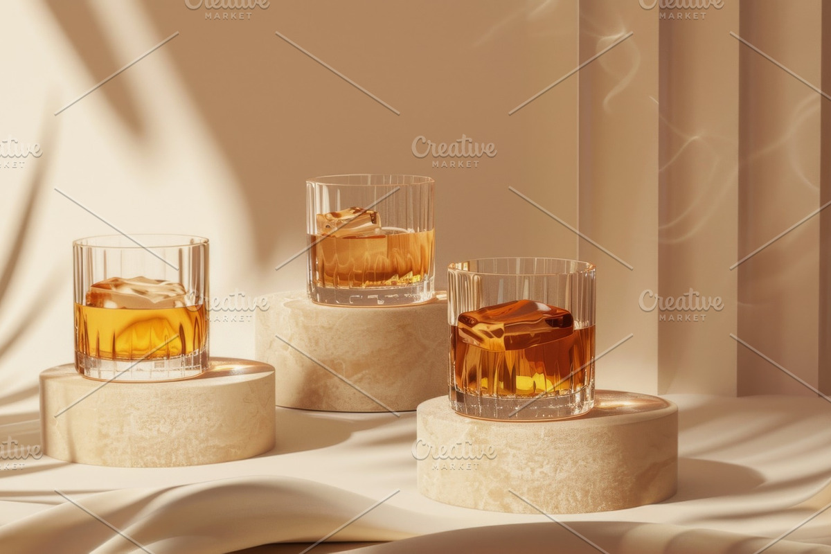 87 whiskey glasses, a Food & Drink Photo by Handmadefont (Photo 61 of 87)